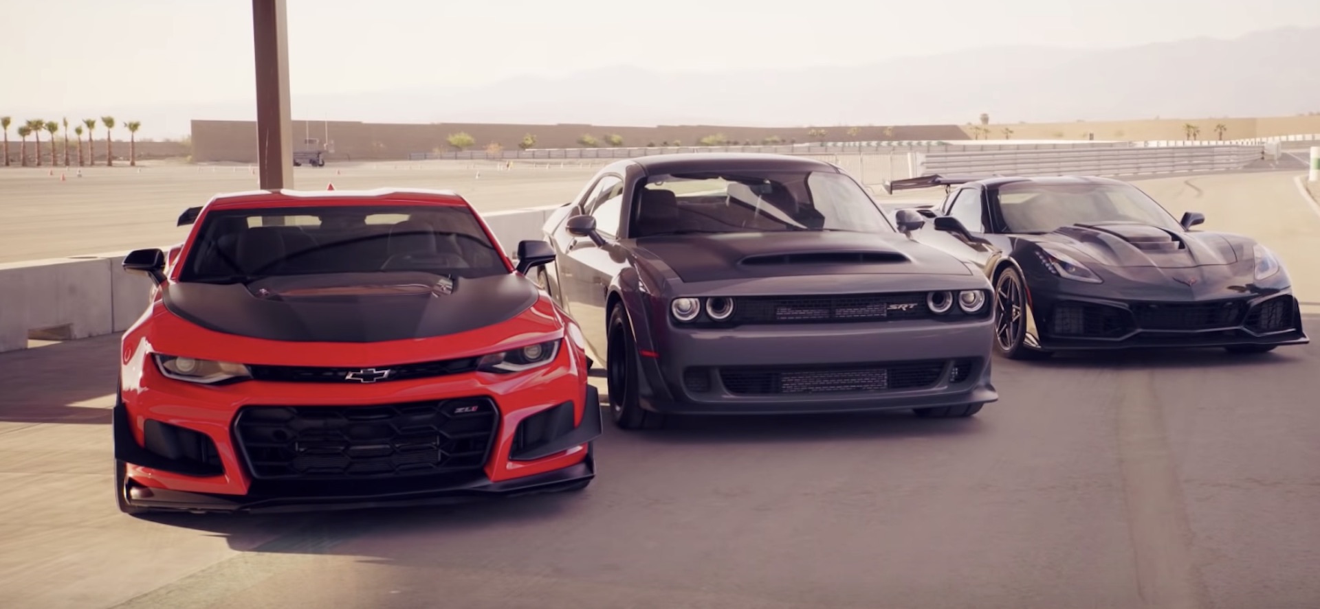 Chevrolet Camaro ZL1, Corvette ZR1 And Dodge Demon Face Off In Comparison:  Video | GM Authority