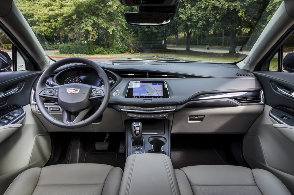 2019-2023 Cadillac XT4 interior.