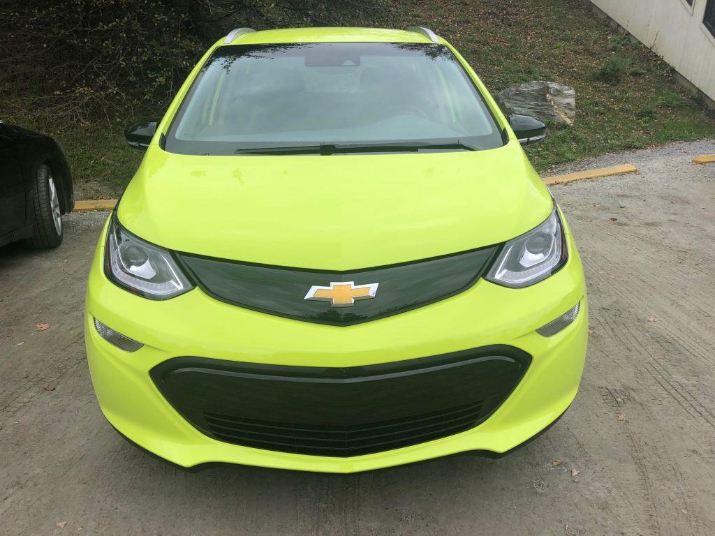 2019 Chevrolet Bolt EV in Shock GKO exterior color 001