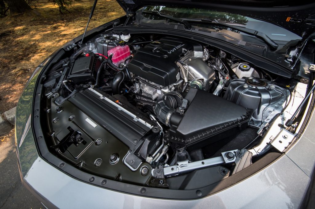 2019 Chevrolet Camaro LT Turbo 1LE Engine Bay 001