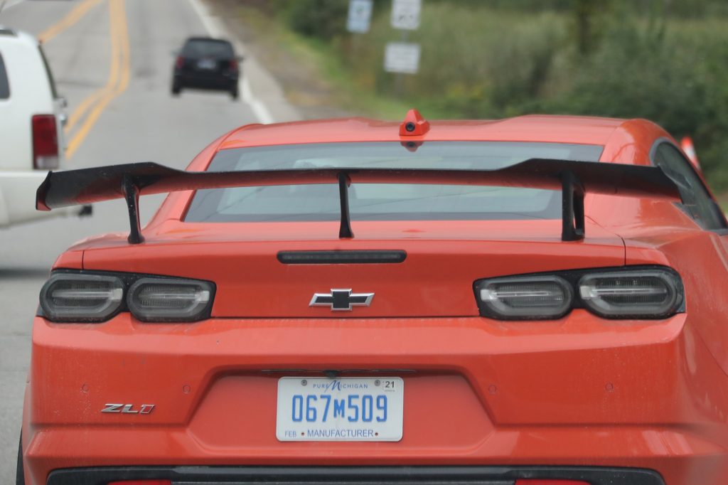 2019 Chevrolet Camaro ZL1 1LE exterior - Red Hot - real world pictures - September 2018 018 - rear end zoom
