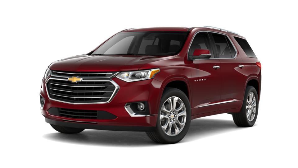 2021 Chevy Traverse in Cajun Red Tintcoat.