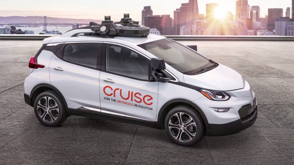 GM's fully-autonomous Cruise AV.