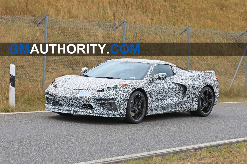 Mid-Engine Chevrolet Corvette spy shots - front end - September 2018 001