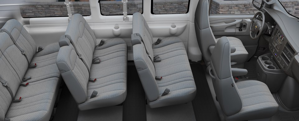 2017 Chevrolet Express Passenger Interior 002
