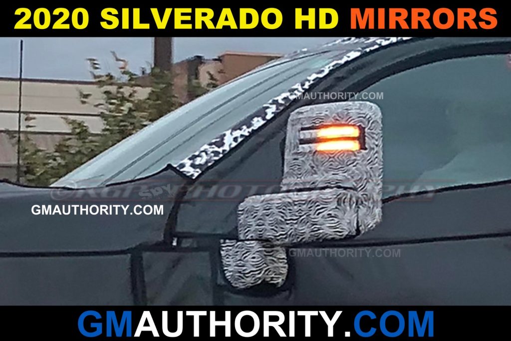 2020 Chevrolet Silverado HD tow mirrors - spy shots - October 2018 002
