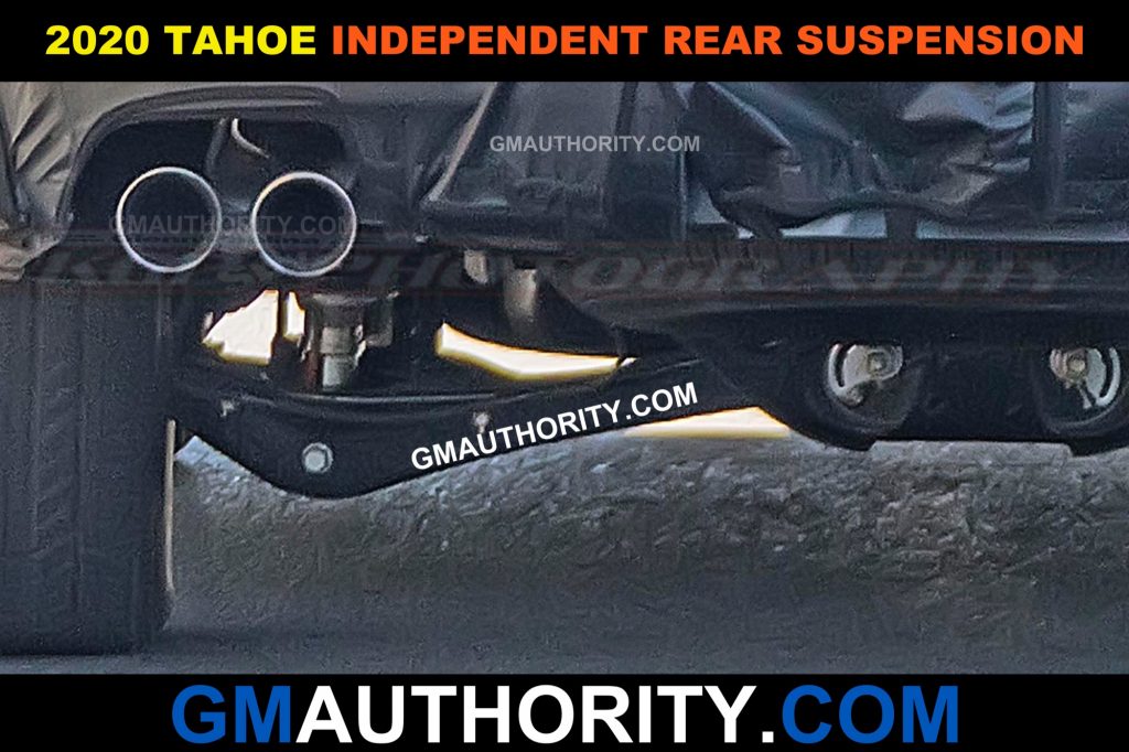 2020 Chevrolet Tahoe Spy Shots - Independent Rear Suspension IRS - Spotlight Image
