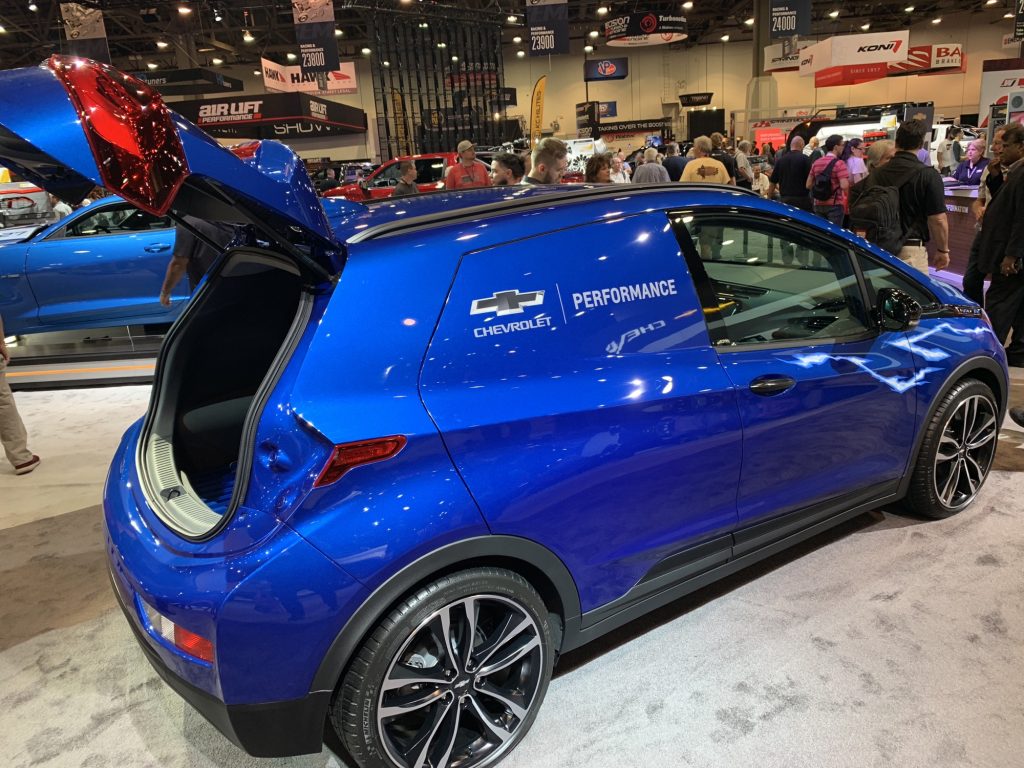 Chevrolet Bolt EV Panel Race Support Concept - SEMA 2018 003