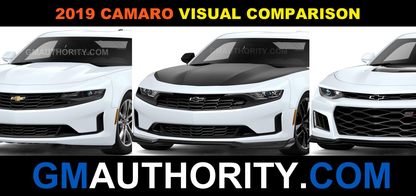 2019 Camaro Lineup A Visual Comparison By Model And Trim Level Gm Authority