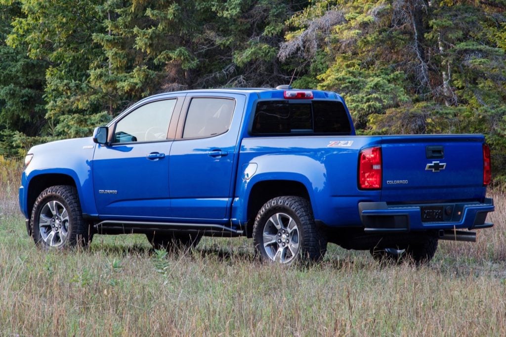 2019 Chevrolet Colorado Z71 TrailRunner Exterior Rear 002