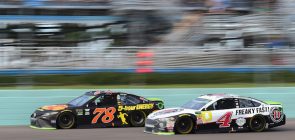 NACAR Kevin Harvick and Martin Truex Jr