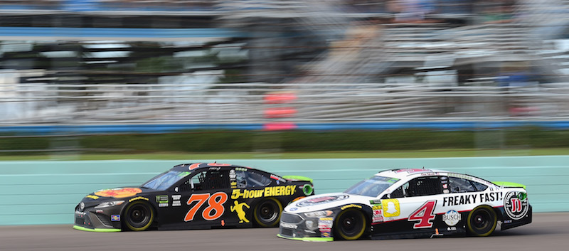 NACAR Kevin Harvick and Martin Truex Jr