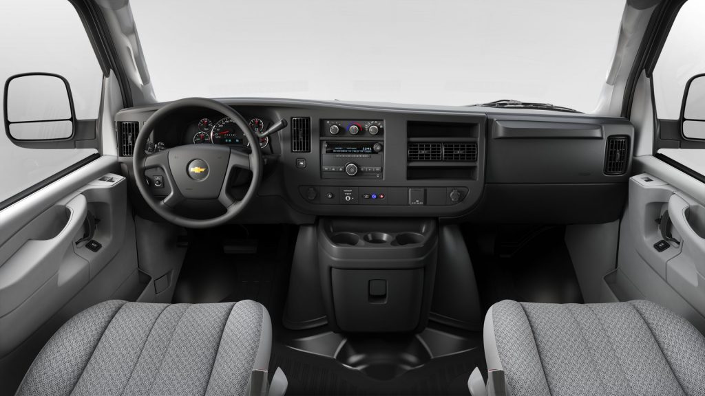 2019 Chevrolet Express Passenger Medium Pewter cloth interior 93G