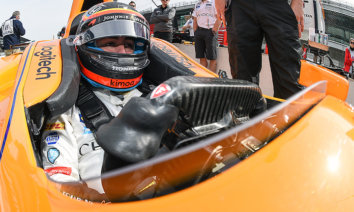Alonso at the 2017 Indy 500