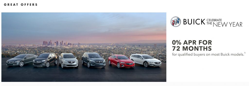 Buick Finance Offer January 2019