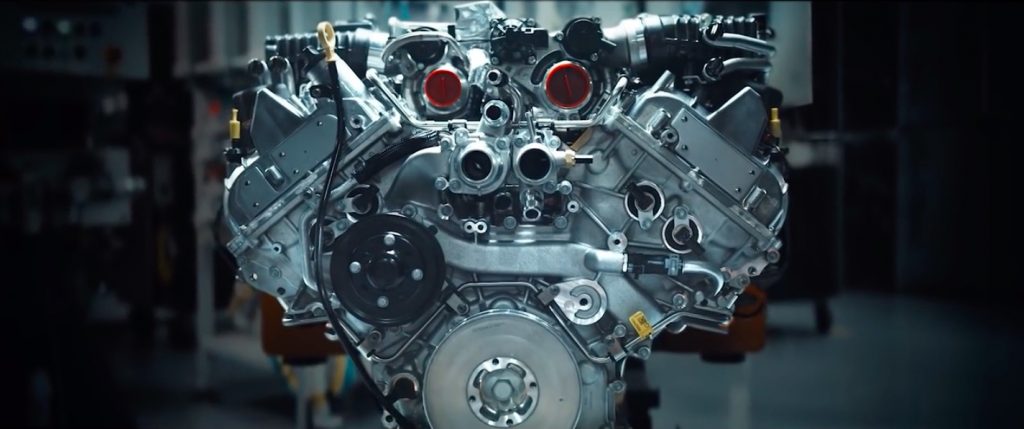 Cadillac Blackwing Engine from spot