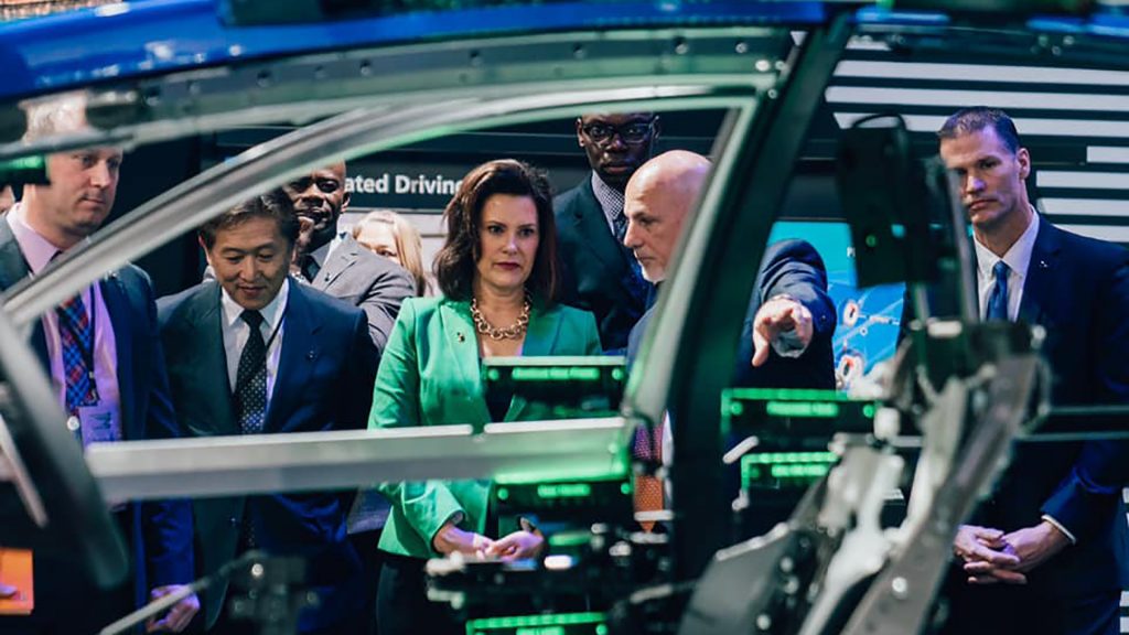 Michigan Governor Gretchen Whitmer at the 2019 NYIAS.