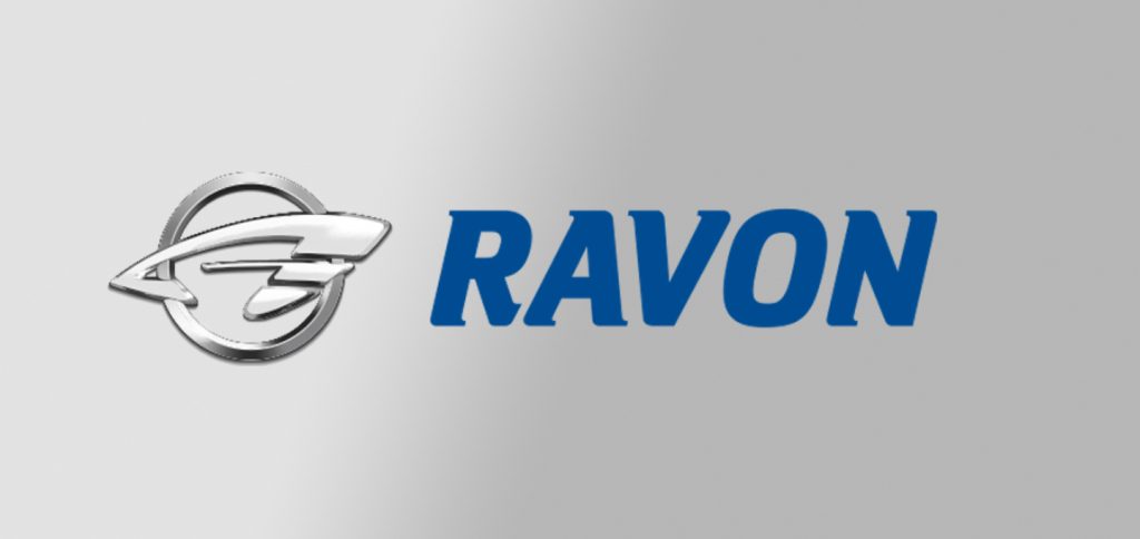 Ravon Logo on Gradient