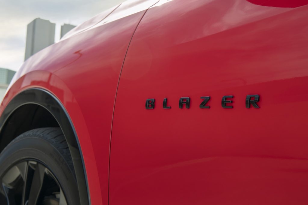 2019 Chevrolet Blazer RS - First Drive - Exterior 019 Blazer badge