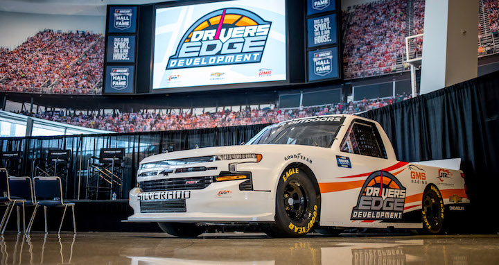 The Silverado race truck has been redesigned for the NASCAR Gander Outdoors Truck Series and will align with the all-new 2019 Silverado RST