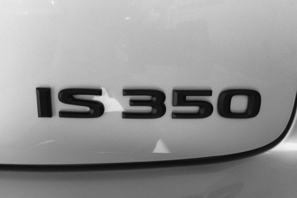 Lexus IS350 Black Pearl Badge