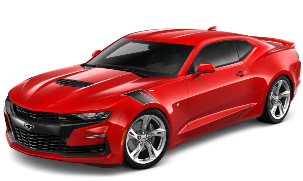 2019 Chevrolet Camaro SS with Fender Hash Marks