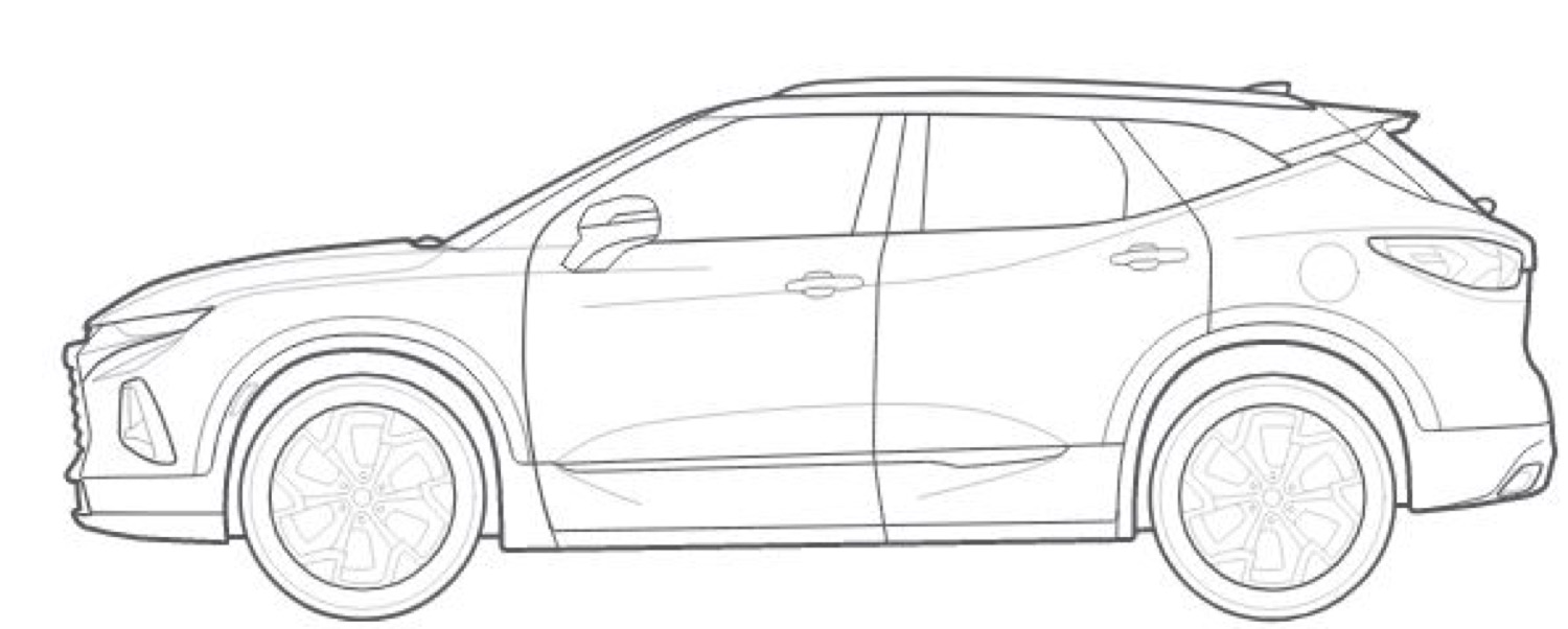 2019 Chevy Blazer Coloring Page Gm Authority