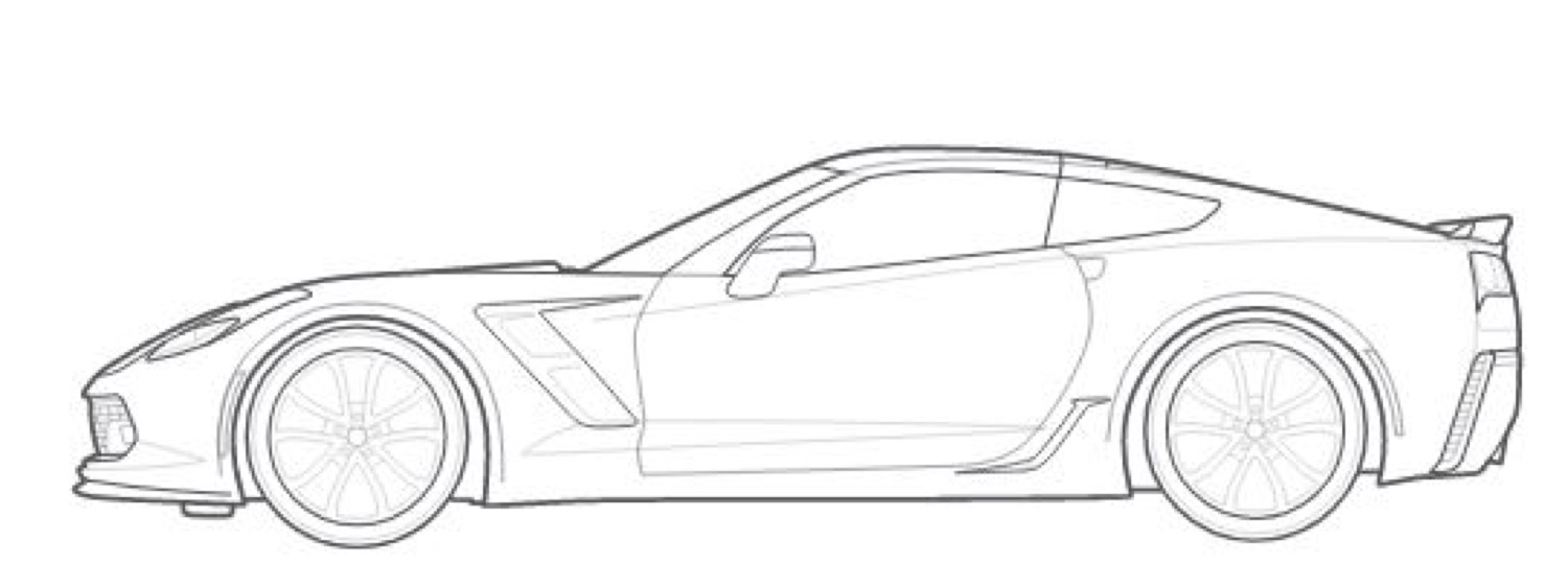 2019 Corvette Coloring Page Gm Authority * * * * a chevrolet car model, a 1963 corvette coloring page. 2019 corvette coloring page gm authority