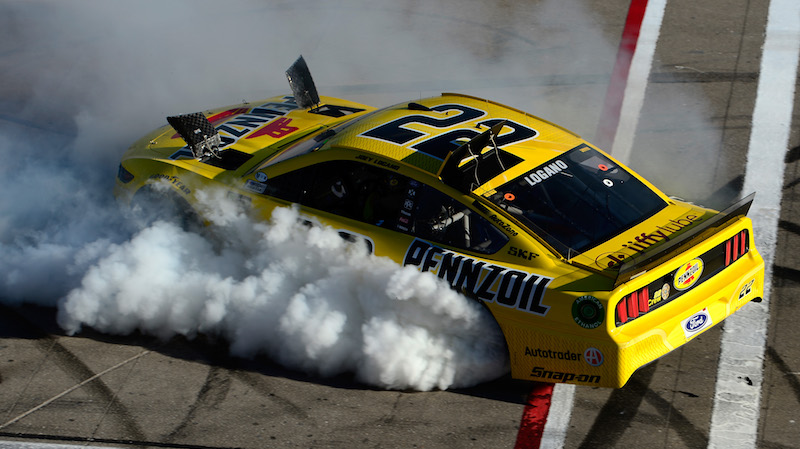 during the Monster Energy NASCAR Cup Series Pennzoil Oil 400 at Las Vegas Motor Speedway on March 3, 2019 in Las Vegas, Nevada.
