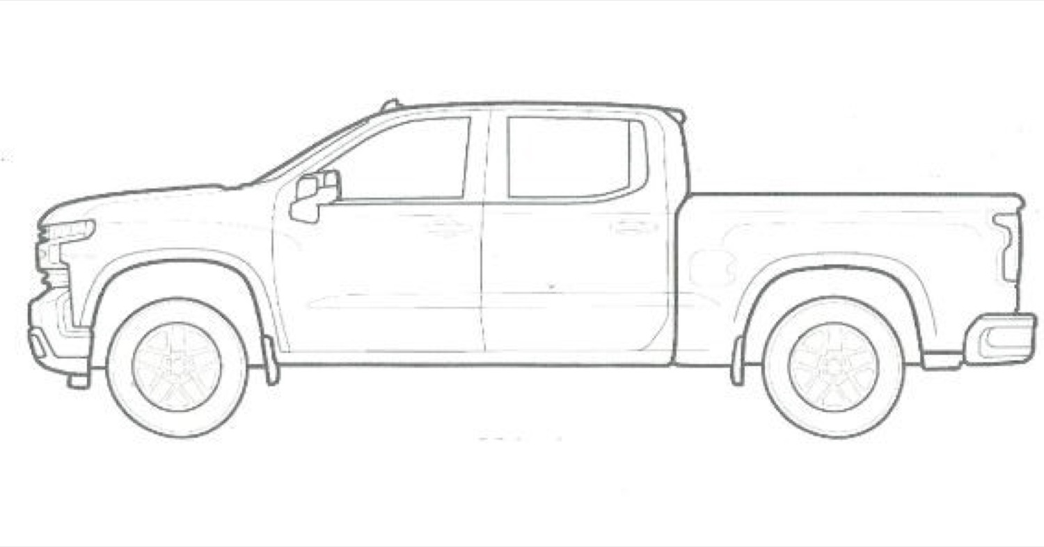 chevy truck coloring pages