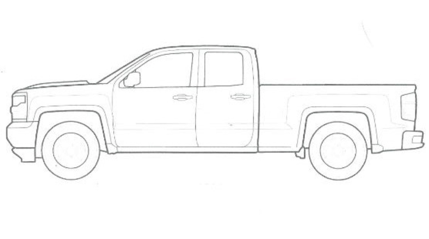 chevy avalanche coloring pages