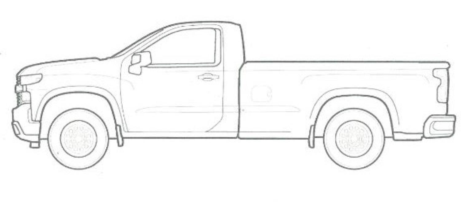 chevy pickup truck coloring pages