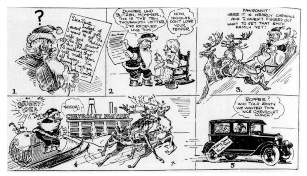 Chevrolet Christmas Cartoon