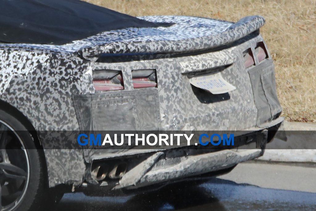 Mid-Engine Corvette C8 - Spy Shots - Exterior - March 2019  016- Taillights