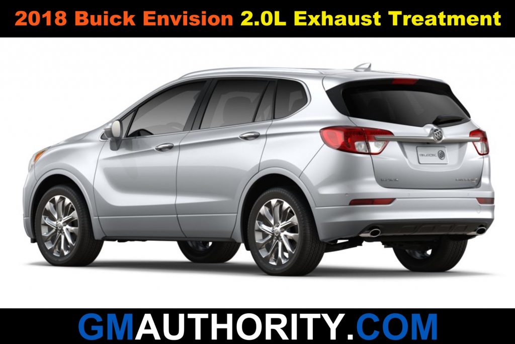 2018 Buick Envision 2.0L Exhaust Treatment