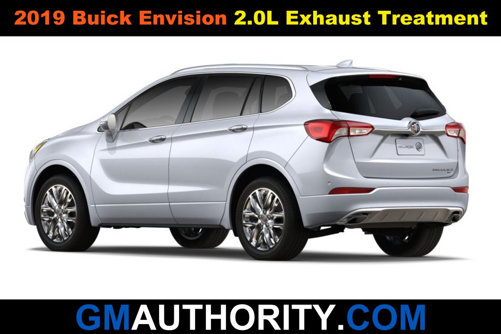 2019 Buick Envision 2.0L Exhaust Treatment