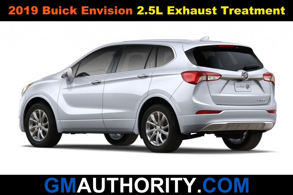 2019 Buick Envision 2.5L Exhaust Treatment