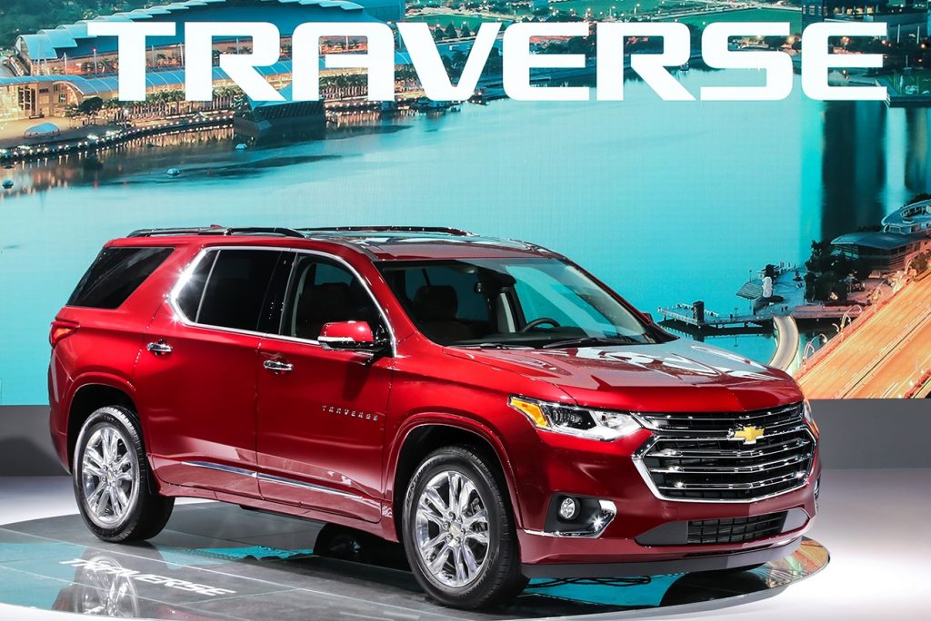 2019 Chevrolet Traverse at 2019 Seoul Motor Show in South Korea