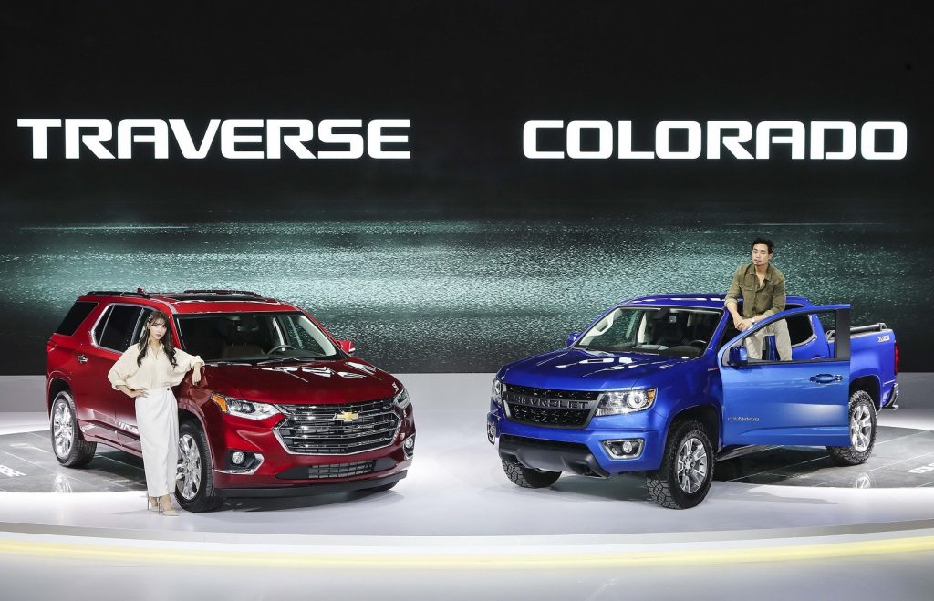 Chevrolet Traverse and Chevrolet Colorado debuts at 2019 Seoul Motor Show in South Korea conference