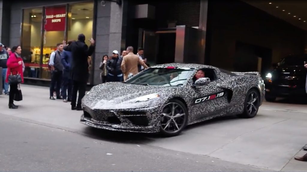 Mid Engine Corvette C8 Blocker Cars - Chevrolet Suburban and Cadillac Escalade - NYC Drive 001