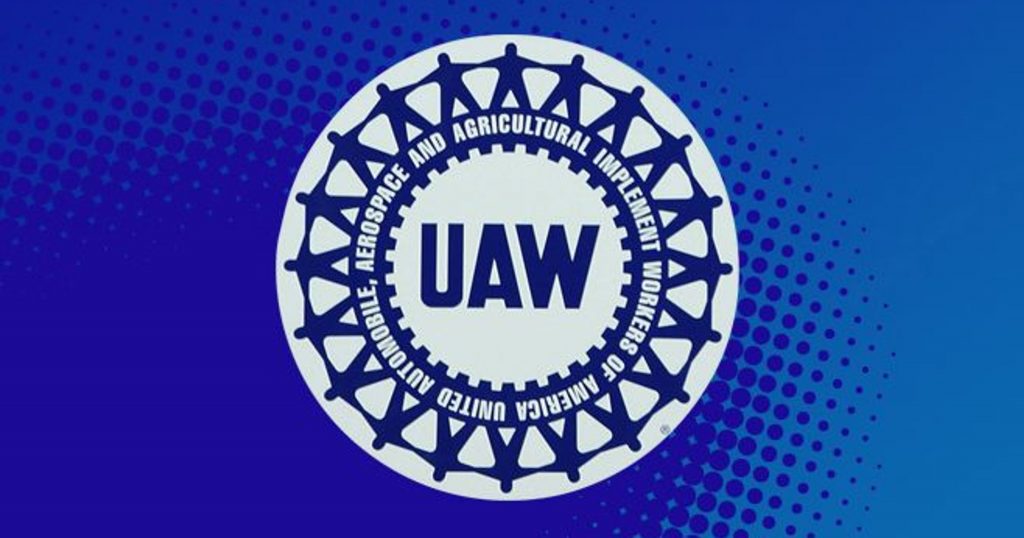 The UAW labor union logo.