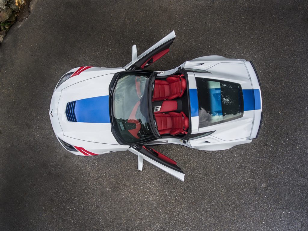 2017 Chevrolet Corvette GrandSport exterior 001 - top view