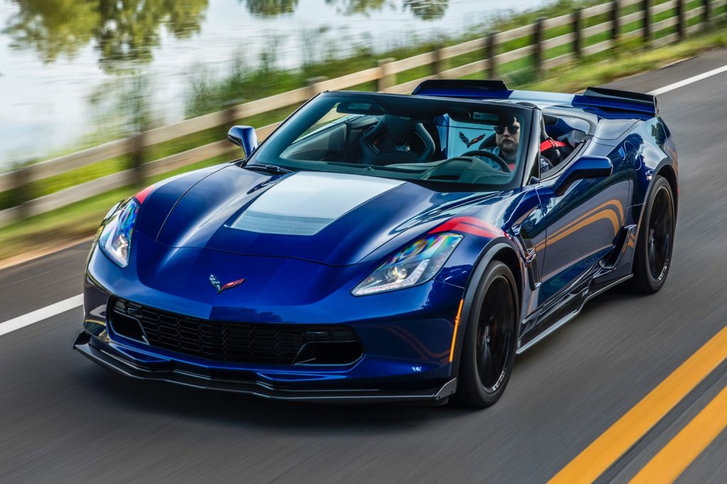 2018 Chevrolet Corvette Grand Sport Convertible Blue