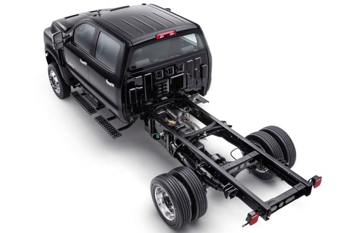 Chevy Silverado MD top-down view.