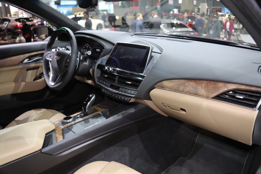 The 2020 Cadillac CT5 boasts a fresh interior design.