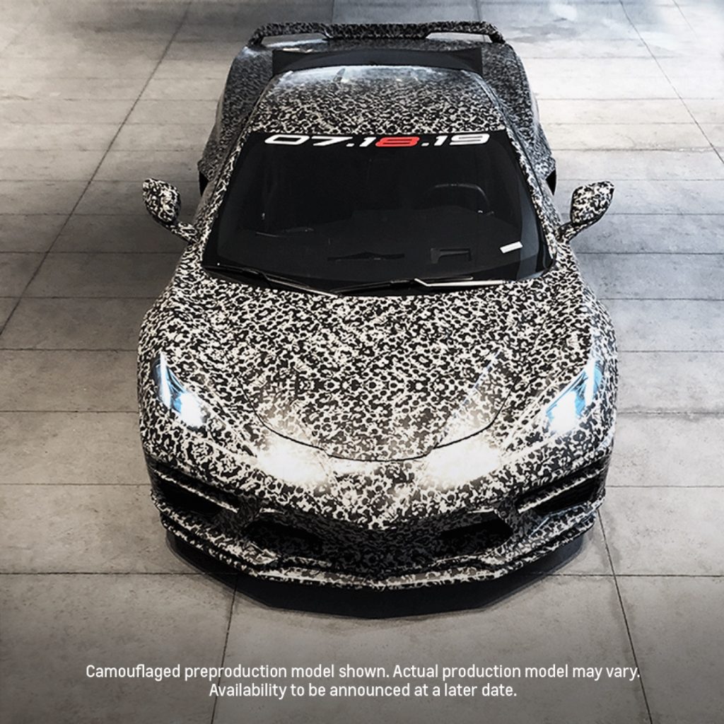 The mid-engine Corvette is GM's latest design exercise. 