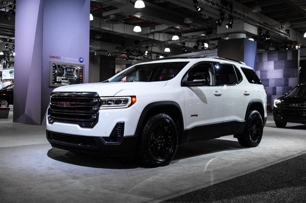 Gmc acadia 2020 характеристики