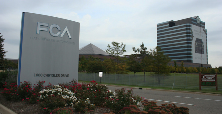 The Michigan headquarters of GM competitor FCA.