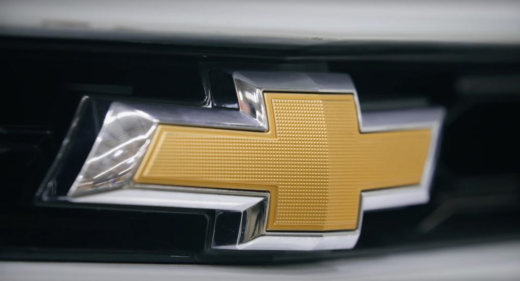 The Chevy Bow Tie emblem. 