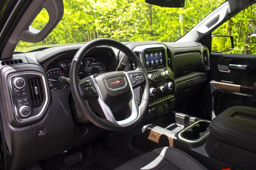 custom gmc sierra interior